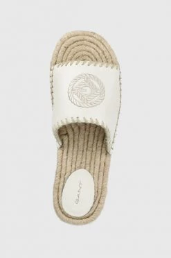 Γυναικεία Σαγιονάρες Δερμάτινες παντόφλες Gant St Bay χρώμα: άσπρο -Φτηνός Fila Κατάστημα unnamed file 2885