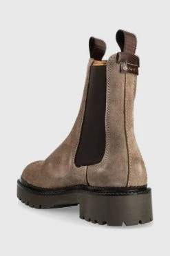 Γυναικεία Μποτάκια Σουέτ μπότες τσέλσι Gant Kelliin χρώμα: καφέ -Φτηνός Fila Κατάστημα unnamed file 434