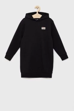 Παιδικό φόρεμα Fila Tarano Castello μαύρο