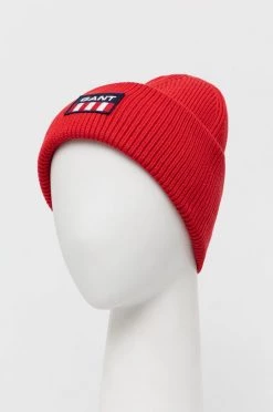 Γυναικεία Σκουφιά Σκουφί από μείγμα μαλλιού Gant κόκκινο,