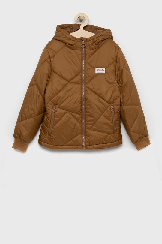 Παιδικό μπουφάν Fila καφέ 3 Παιδικό μπουφάν Fila καφέ